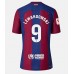 Barcelona Robert Lewandowski #9 Kopio Koti Pelipaita 2023-24 Lyhyet Hihat